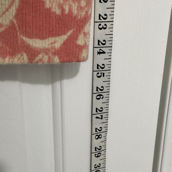 Talbots Petites 100% Cashmere Pink Ivory Floral Cardigan Sweater Size Large - Picture 8 of 9